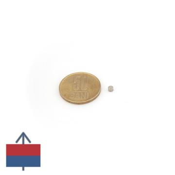 Magnet neodim disc 3 x 2 mm