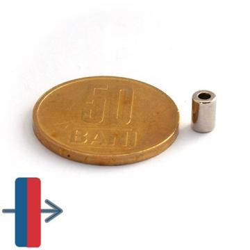 Magnet neodim inel 4 x 2 x 6 mm diametral