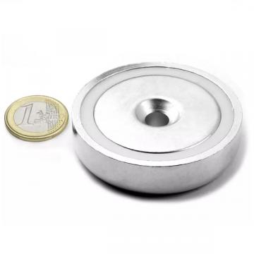 Magnet neodim oala 60 mm, cu gaura ingropata, putere 130