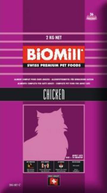Mancare pisici Biomill cat chicken