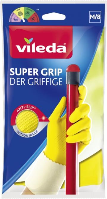 Manusi Supergrip, Vileda, Latex, Galben, M