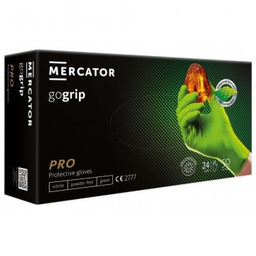 Manusi de protectie, bactericide Go Grip, Green