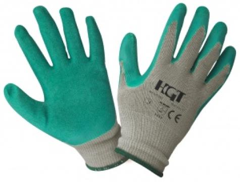 Manusi latex tricotate verzi ETS / 10