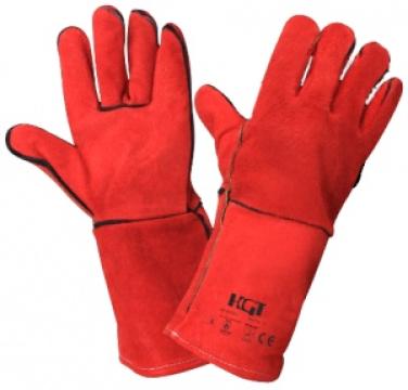Manusi piele pentru sudura / 10"