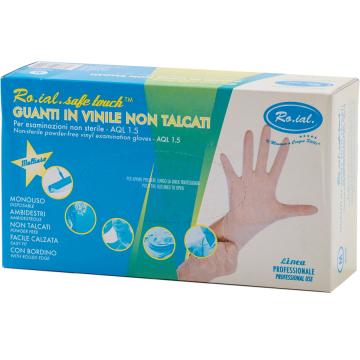 Manusi vinil fara pudra 100 buc M - Roial