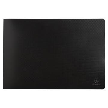Mapa prezentare Exacompta, coperta, 20 file, A3, negru