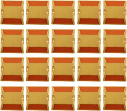 Marcatoare de parcare, galbene, 100x100x20mm, din plastic