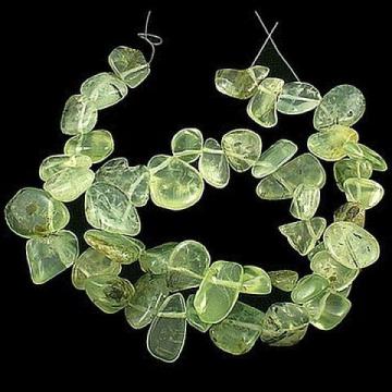 Margele granat verde - 48 buc ~ 36 cm