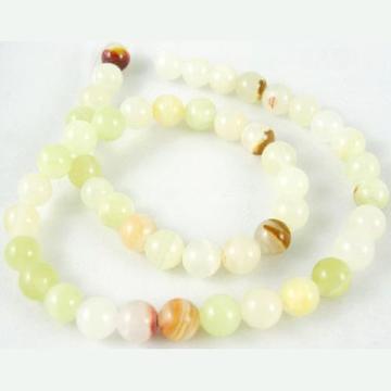 Margele jad floare 10 mm ~ 40 buc - 40 cm