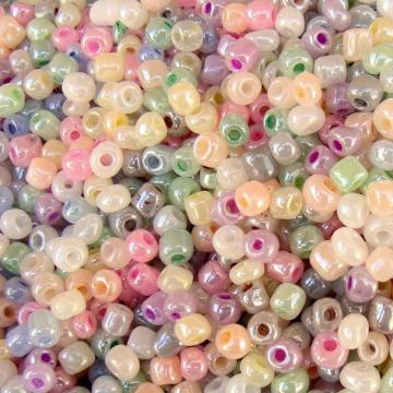 Margele nisip 4mm perlate Ceylon 50g