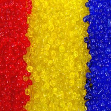 Margele nisip 4mm tricolor 3*50g