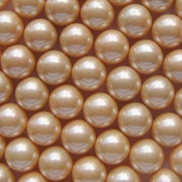 Margele perle imitatie sidef 10mm crem - 1buc.