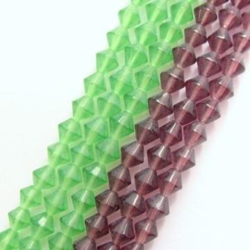 Margele sticla biconice 5.3*5 mm (32 cm)