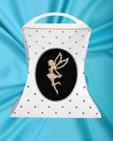 Martisor brosa placata cu aur