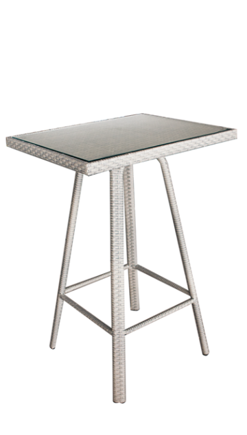 Masa bar din poliratan Raki Bonito, 76x61xh110cm