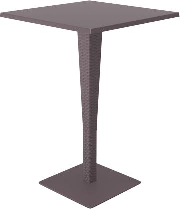 Masa bar patrata Siesta Riva, 70x70xh108cm, blat werzalit