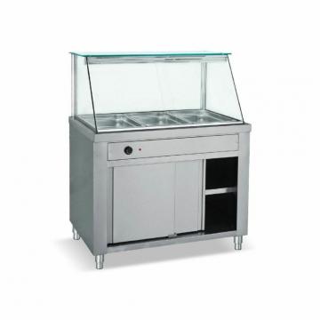 Masa calda cu vitrina bain marie 4 GN 1/1 MD 138