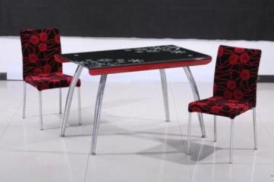 Masa din metal Metal dining table