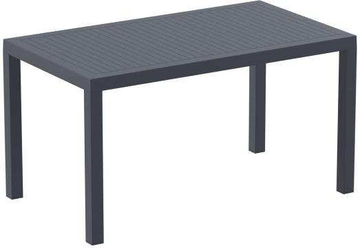 Masa dreptunghiulara Siesta Ares, 140x80xh75cm, gri, plastic