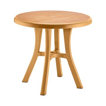 Masa gradina plastic Raki Royal, D80xh73cm, bej, rotunda