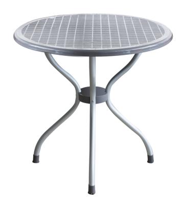 Masa gradina/terasa rotunda gri Raki Beta, D80xh72,5cm