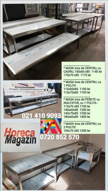 Masa inox 120-190-240 cm/ mese inox spalator