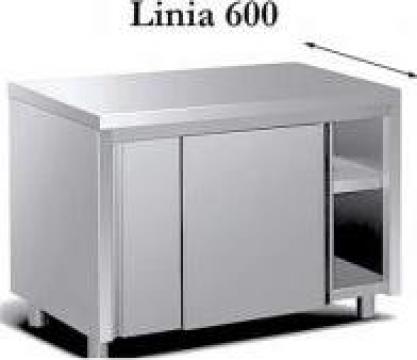 Masa lucru de inox inchisa - linia 600