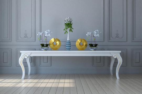 Masa mare living, lemn masiv, 2800 x 900 x 780 mm