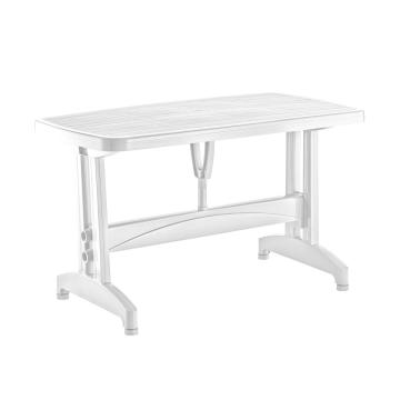 Masa ovala plastic Raki, 120x70xh73cm, alba