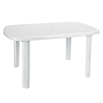 Masa ovala plastic Raki, 125x80cm, alba