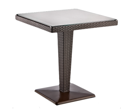 Masa patrata maro Raki Brosque, 70x70xh74cm, plastic