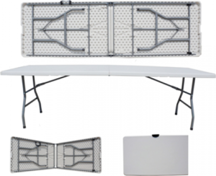 Masa pliabila cu blat pvc 242cm