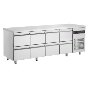 Masa rece inox cu 8 sertare