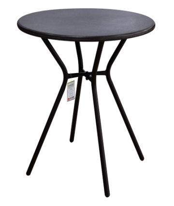 Masa rotunda bistro Raki Campman 60x70cm cafea MN0195352