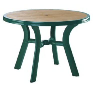 Masa rotunda din plastic Siesta Truva, D105xh72cm
