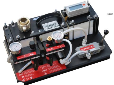 Masina cu motor pneumatic Cablejet
