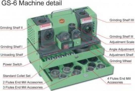 Masina de ascutit freze 3 - 12 mm