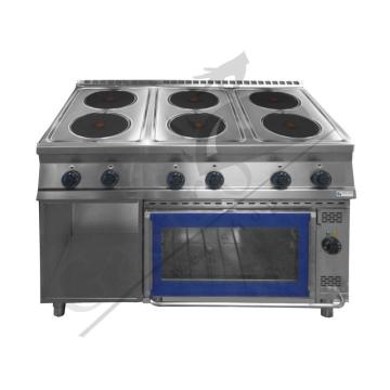 Masina de gatit electrica 6 plite cu cuptor, 900