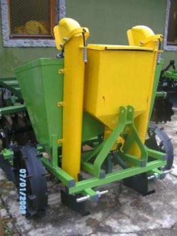 Masina de plantat cartofi pe 2 randuri
