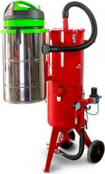 Masina de sablat cu reciclare abraziv Pressure Blaster Base