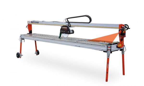 Masina de taiat placi de marmura mari 320cm, 3.4kW, Supreme