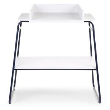 Masuta de infasat lata Ironwood alb/bleumarin Childhome