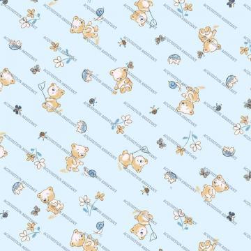 Material lenjerii de pat ranforce imprimat bumbac