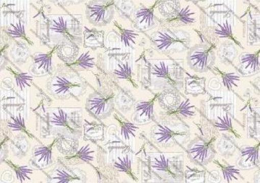 Materiale pentru fata de masa imprimata la rola