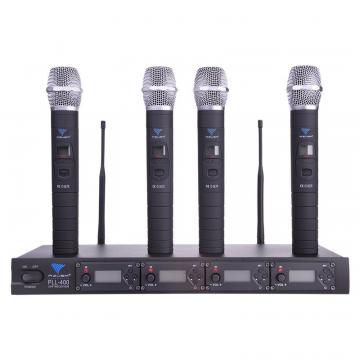 Microfoane wireless UHF Azusa PLL400, 4 microfoane