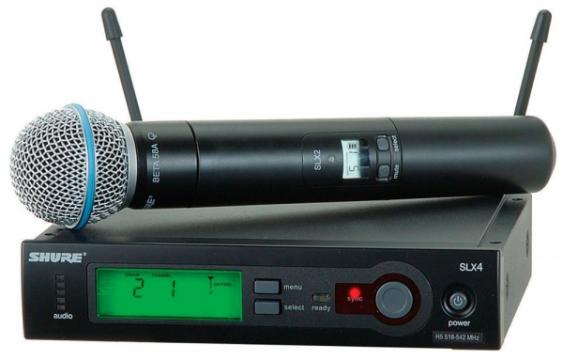 Microfon wireless 58A / SLX 24 Shure Beta
