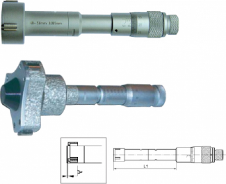 Micrometre de interior in 3 puncte 50-100 mm