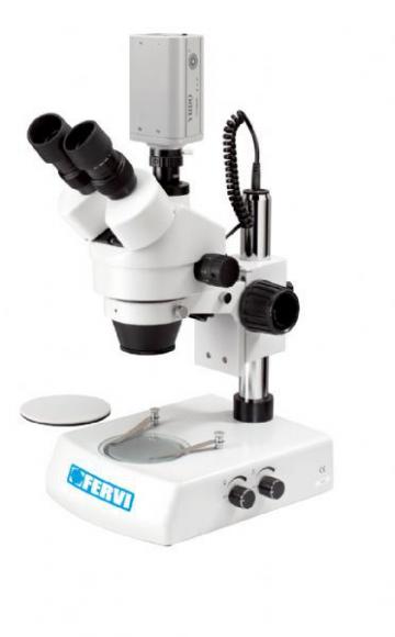 Microscop stereo trinocular preluare video si foto M053