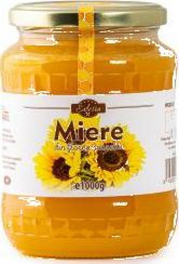 Miere de albine de floarea soarelui la borcan Edesia - 980g