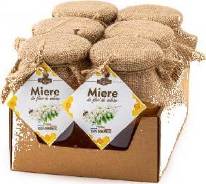 Miere de albine salcam tava Edesia 500 g x 6 buc